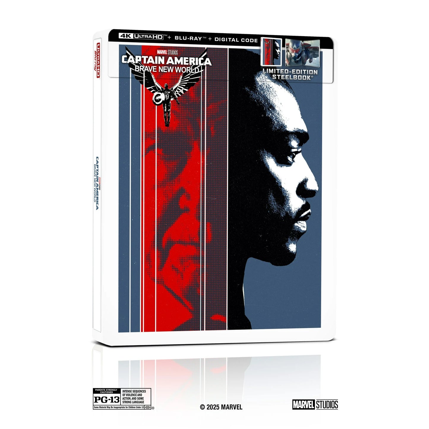 Captain America: Brave New World - Limited Edition Steelbook (4K Ultra HD + Blu-ray + Digital)