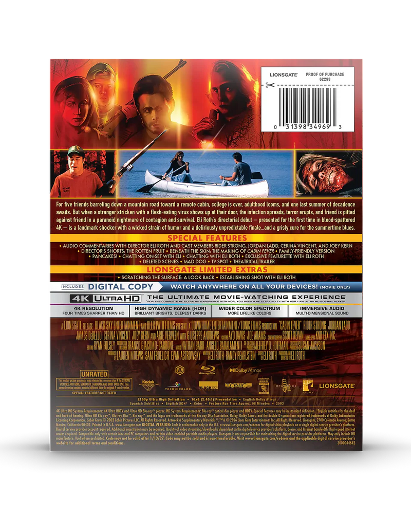 Cabin Fever - Limited Edition Steelbook (4K Ultra HD + Blu-ray + Digital)-6