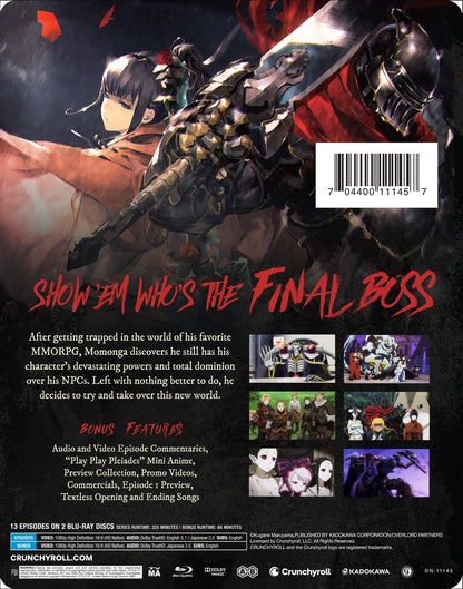 Overlord - Season 1 Steelbook (Blu-ray)