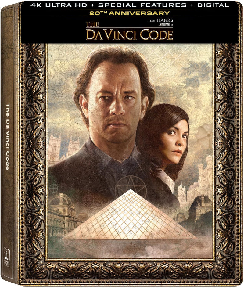 The Da Vinci Code - 20th Anniversary Limited Edition Steelbook (4K Ultra HD + Digital)-2