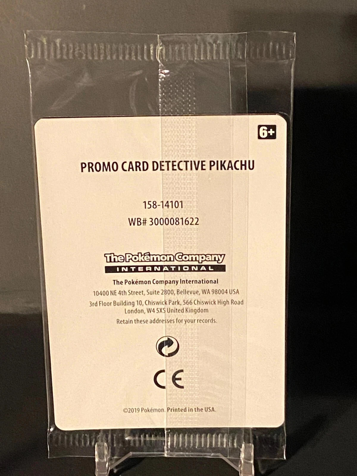 Pokemon - Detective Pikachu [Stamp] #SM190 Holo Black Star Promo-3
