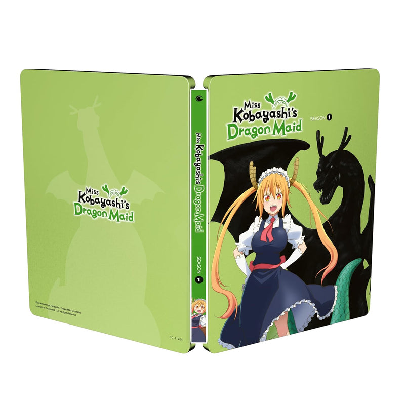 Miss Kobayashi's Dragon Maid Season 1 SteelBook open