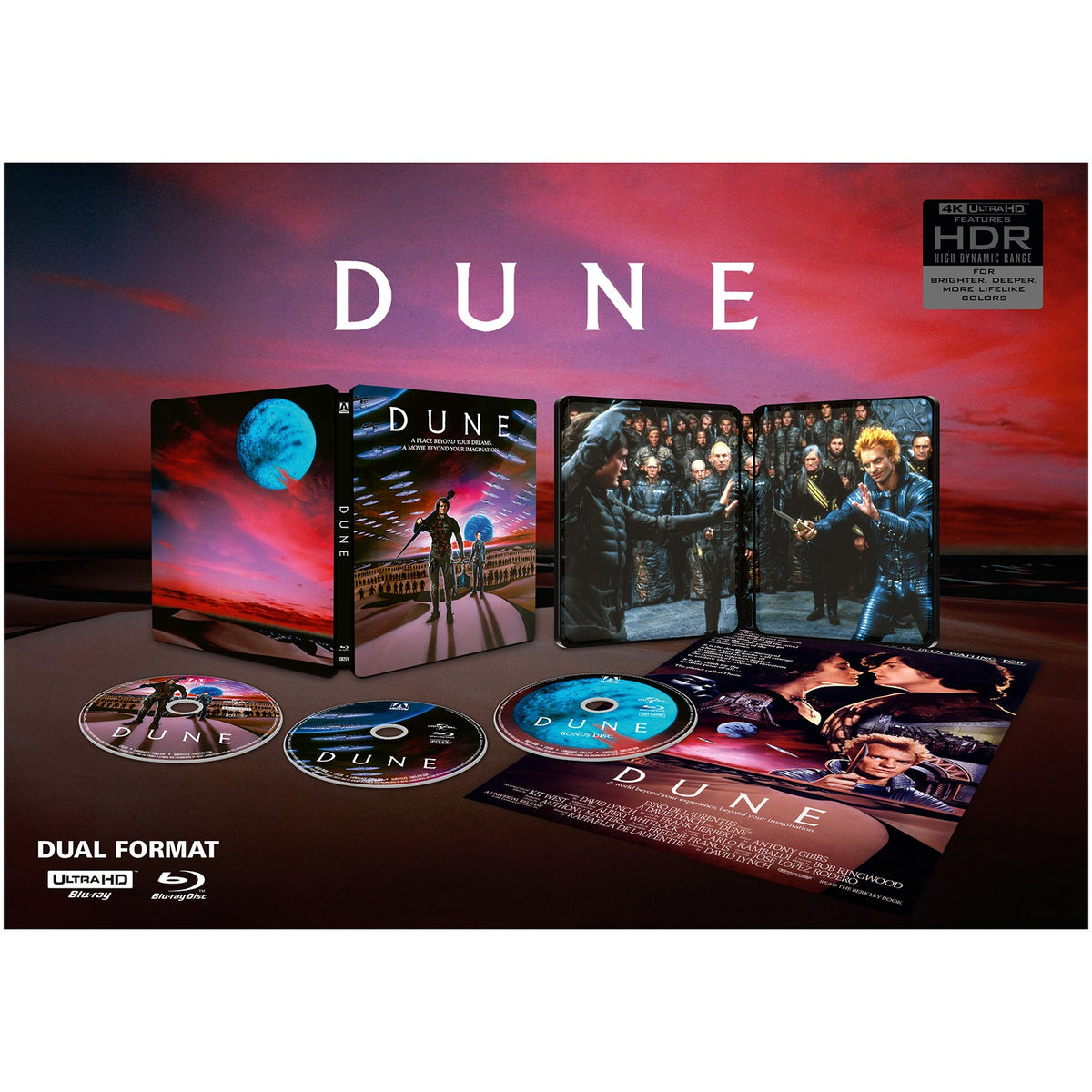 Dune (1984) - Arrow Limited Edition Steelbook (4K Ultra HD + Blu-ray)-1