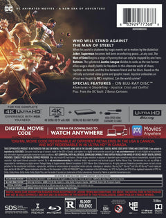 Injustice - Limited Edition Steelbook (4K Ultra HD + Blu ray + Digital)