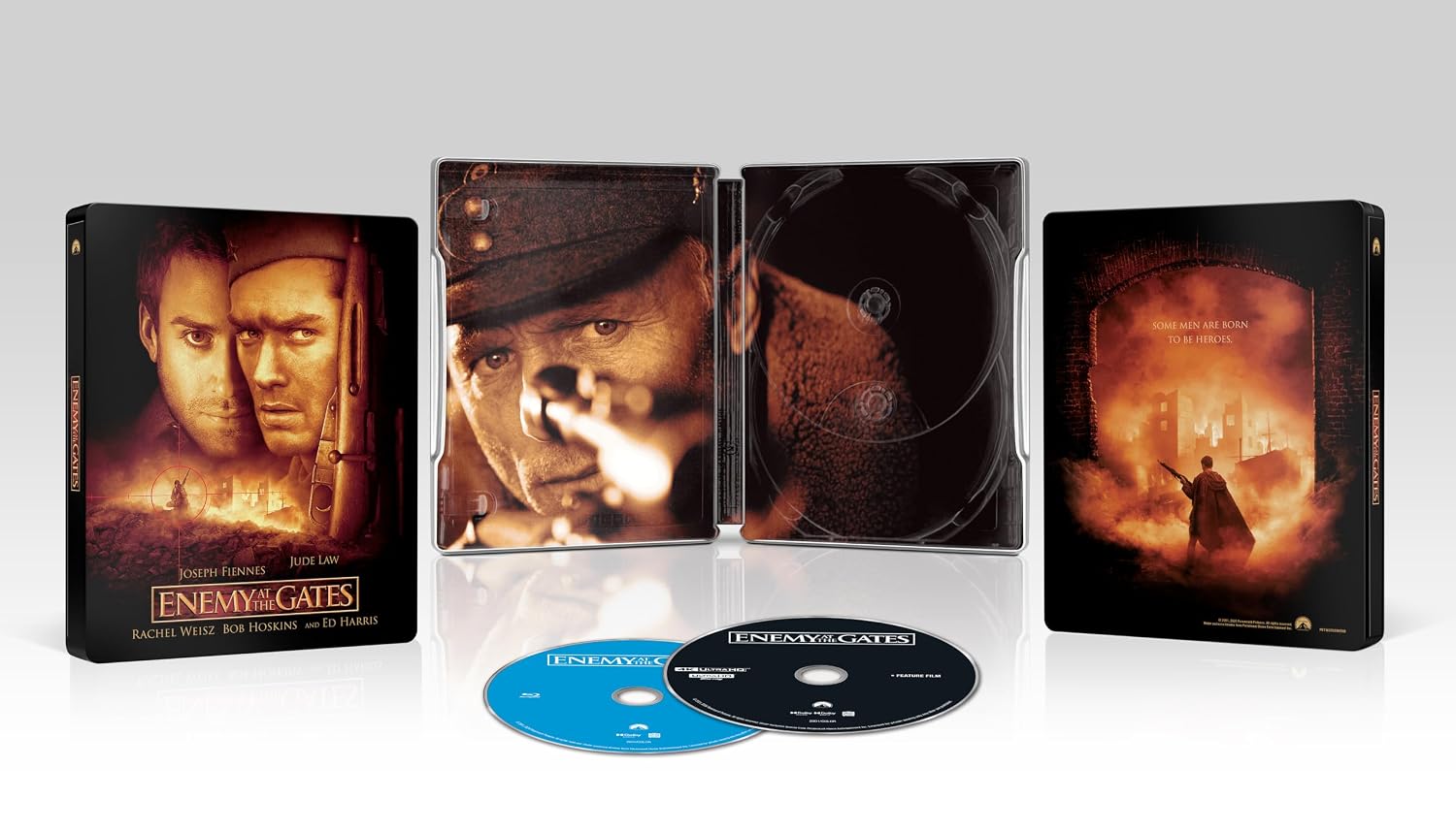 Enemy at the Gates - Limited Edition Steelbook (4K Ultra HD + Blu-ray + Digital)