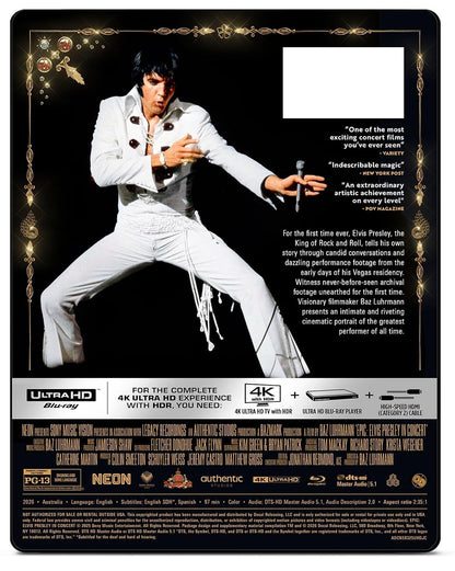 Epic: Elvis Presley in Concert - Deluxe Steelbook (4K Ultra HD + Blu-ray)