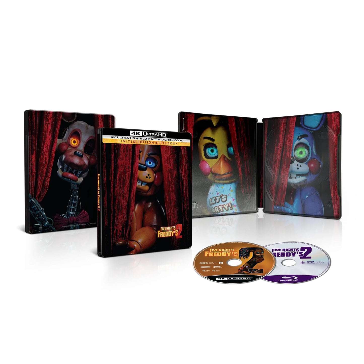 Five Nights at Freddy's 2 - Limited Edition Steelbook (4K Ultra HD + Blu-ray + Digital)