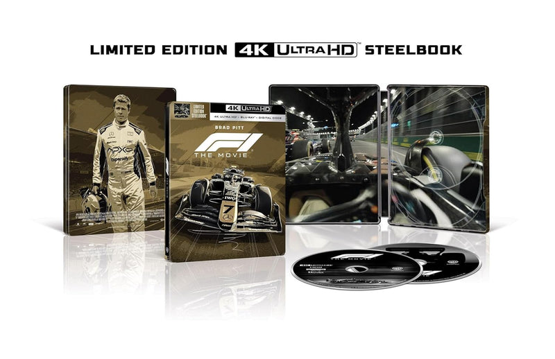 F1: The Movie - Limited Edition Steelbook (4K Ultra HD + Blu-ray + Digital)-1