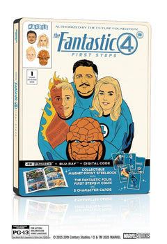 Fantastic Four: First Steps - Amazon Exclusive Steelbook Collector's Edition (4K UHD + Blu-ray + Digital)-2