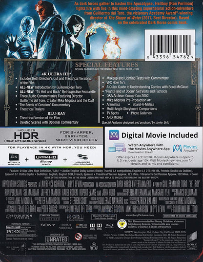 Hellboy - Steelbook Edition (4K Ultra HD + Blu-ray + Digital)