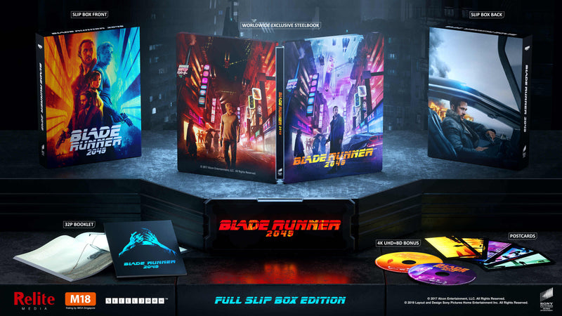 Blade Runner 2049 - Relite Exclusive Steelbook [One Click Boxset /500] (4K Ultra HD + Blu-ray)-4