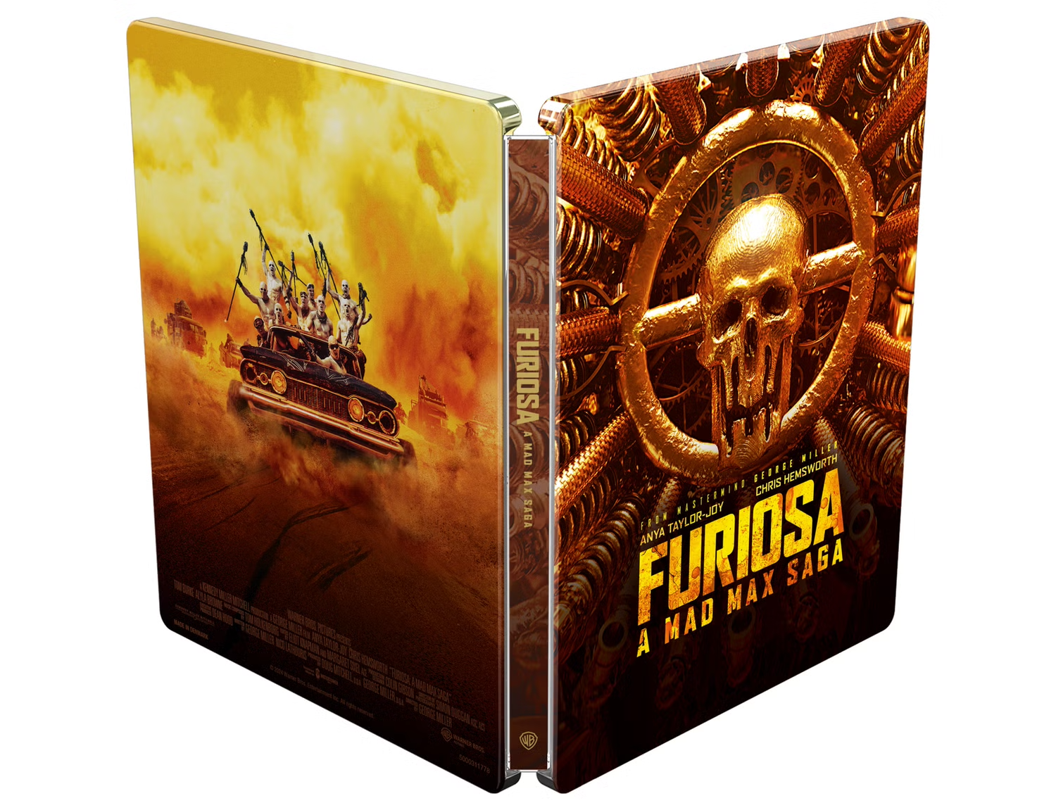Furiosa: A Mad Max Saga - Limited Edition Steelbook - Goldskull (4K Ultra HD + Blu-ray)-3