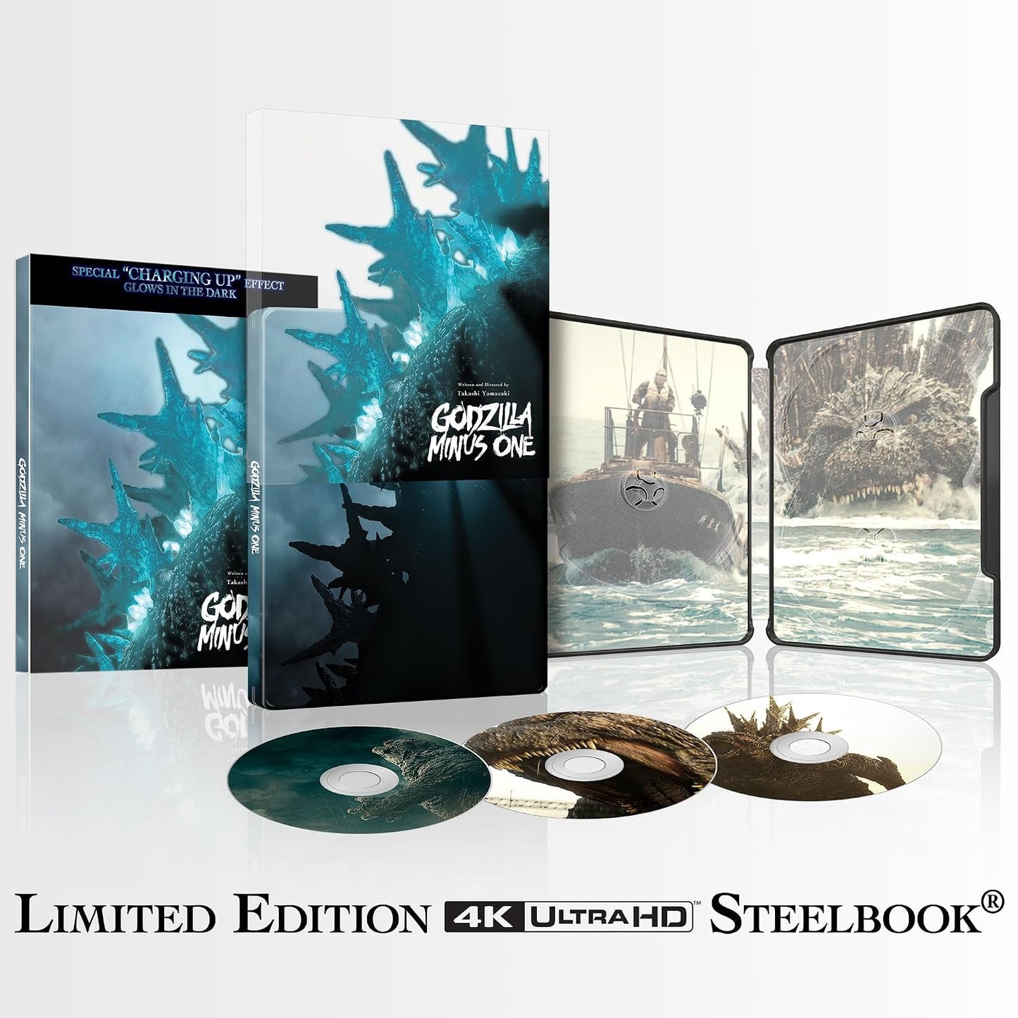 Godzilla Minus One - Limited Edition Steelbook (4K Ultra HD + Blu-ray) — package view 2