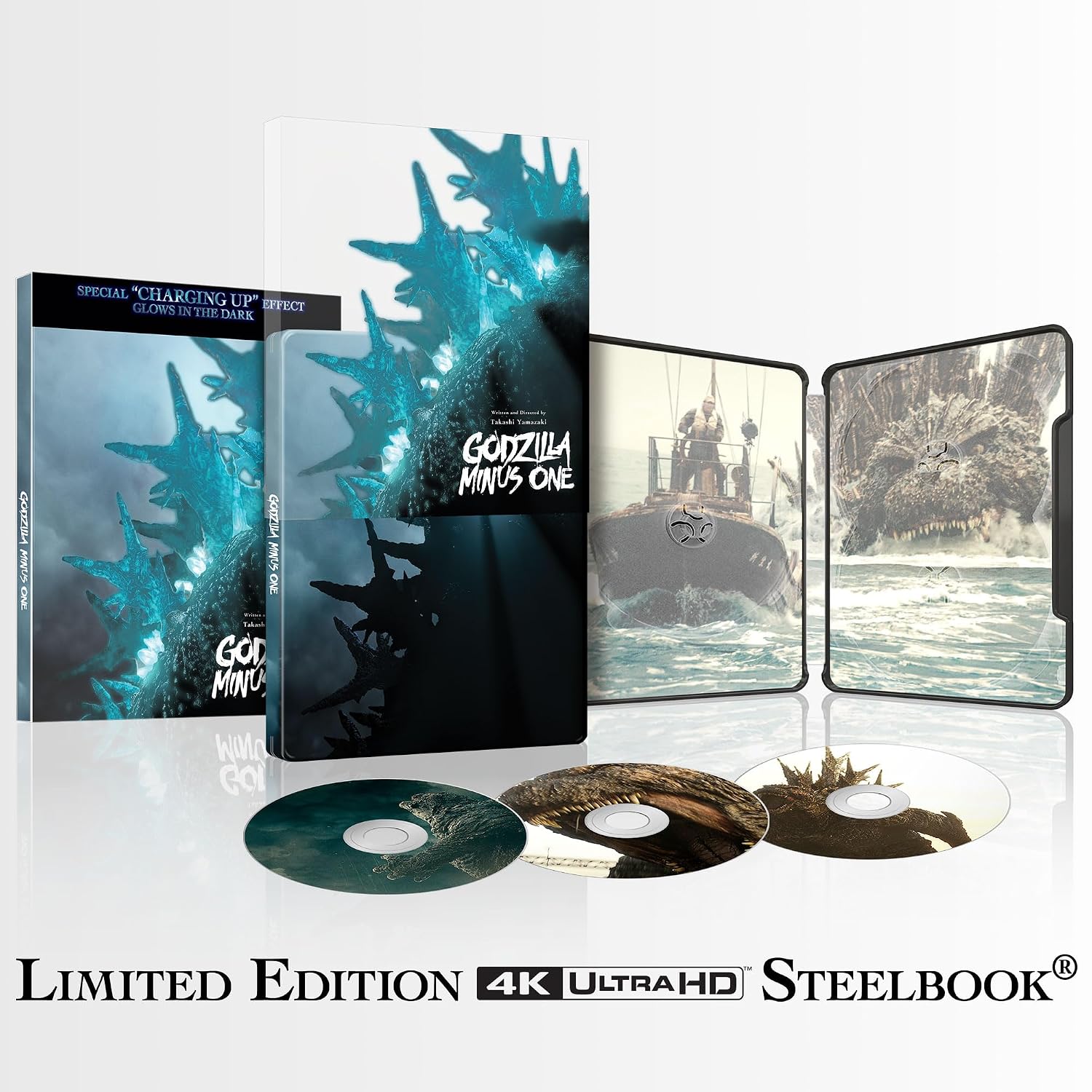 Godzilla Minus One - Limited Edition Steelbook (4K Ultra HD + Blu-ray) — package view 2