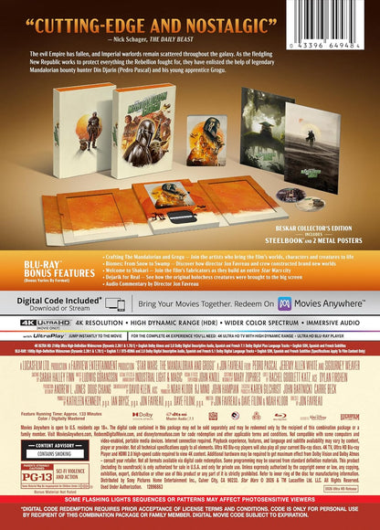 The Mandalorian and Grogu - Beskar Collector’s Edition Steelbook (4K Ultra HD + Blu-ray + Digital)