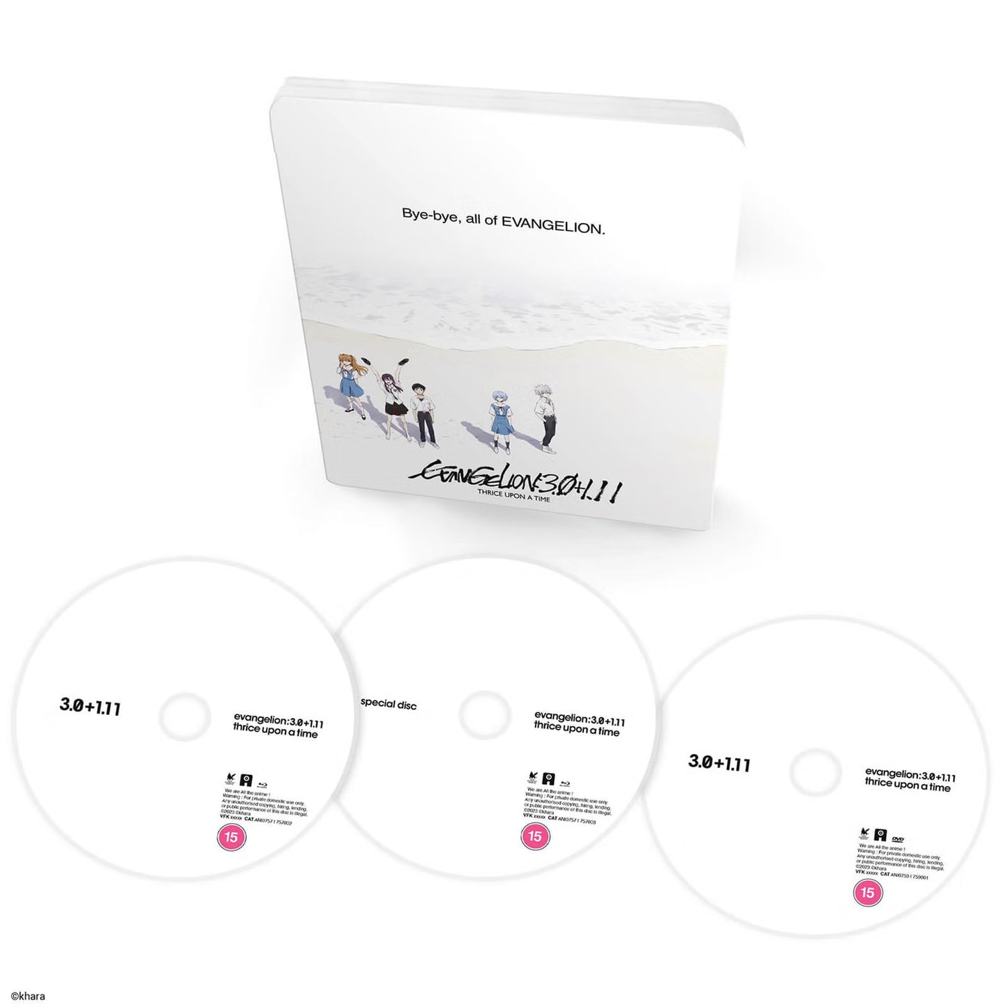 Evangelion: 3.0+1.01 Thrice Upon A Time - Limited Edition Steelbook (Blu-ray)