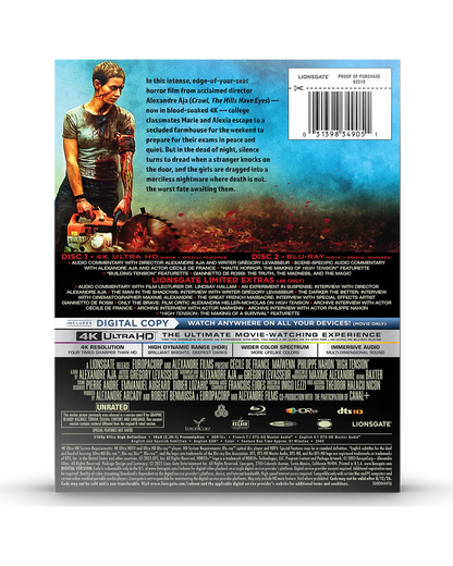 High Tension - Limited Edition Steelbook (4K Ultra HD + Blu-ray + Digital)