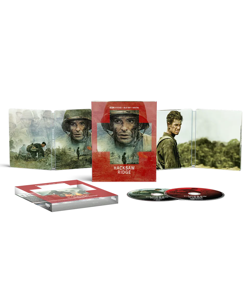 Hacksaw Ridge - Limited Edition Steelbook (4K Ultra HD + Blu-ray + Digital)
