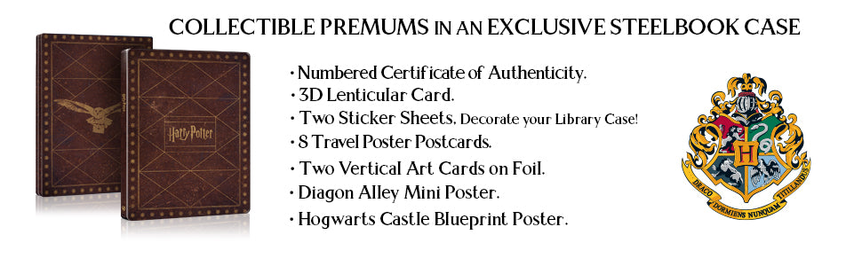 Harry Potter Library Case premium contents