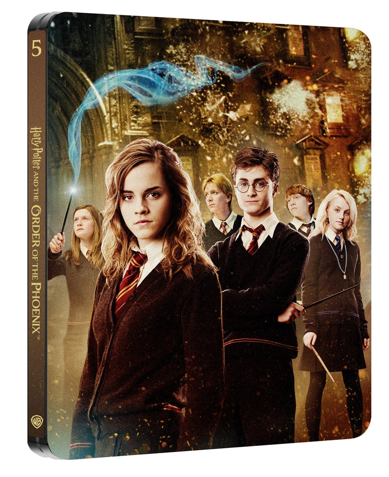 Harry Potter - Complete 8-Film 25th Anniversary Steelbook Collection (4K Ultra HD) — physical product view 25