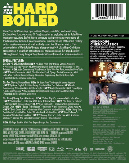 Hard Boiled - Deluxe Limited Edition Slipcase (4K Ultra HD + Blu-ray)