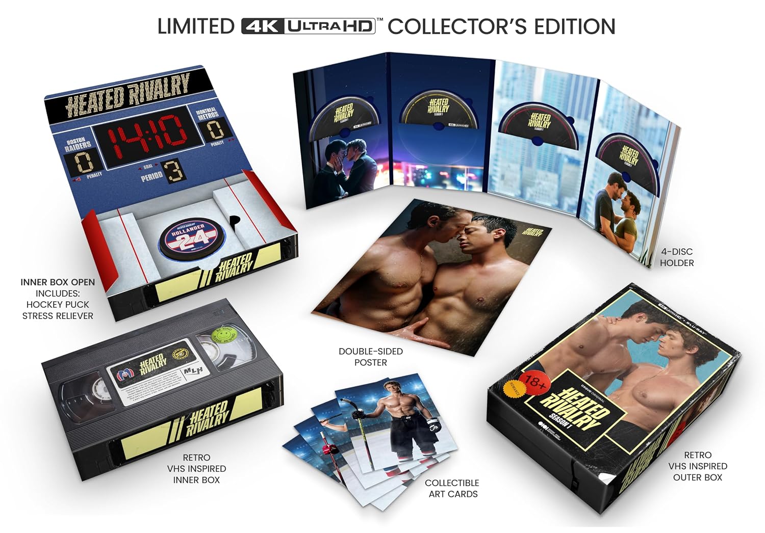 Heated Rivalry Collector's Edition physical contents