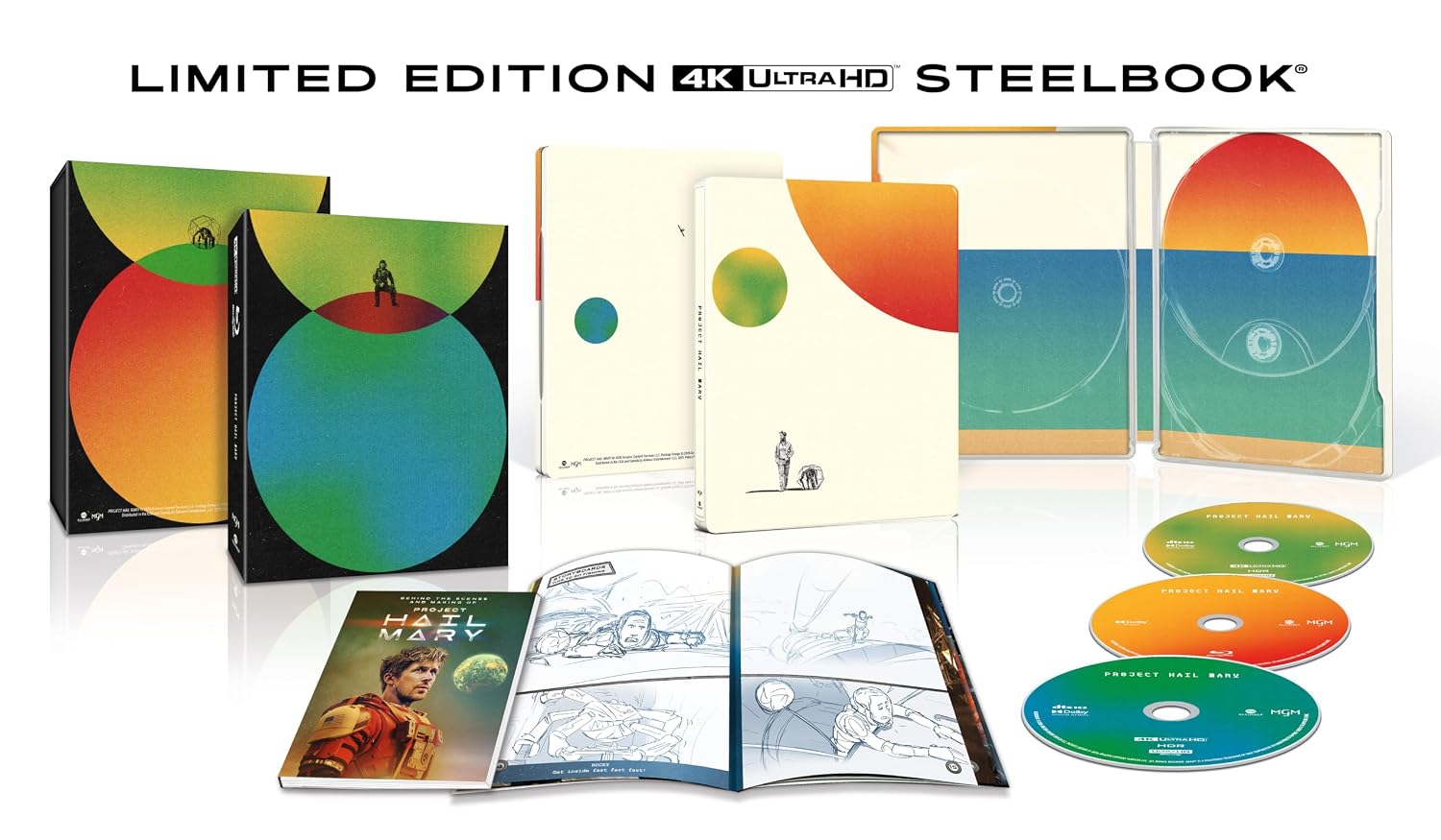 Project Hail Mary - Limited Edition Collectible Steelbook (4K Ultra HD + Blu-ray)