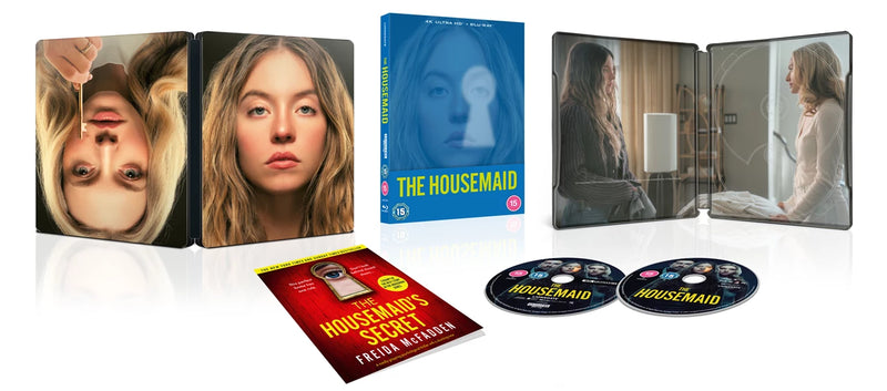 The Housemaid - Limited Edition Steelbook (4K Ultra HD + Blu-ray)-1