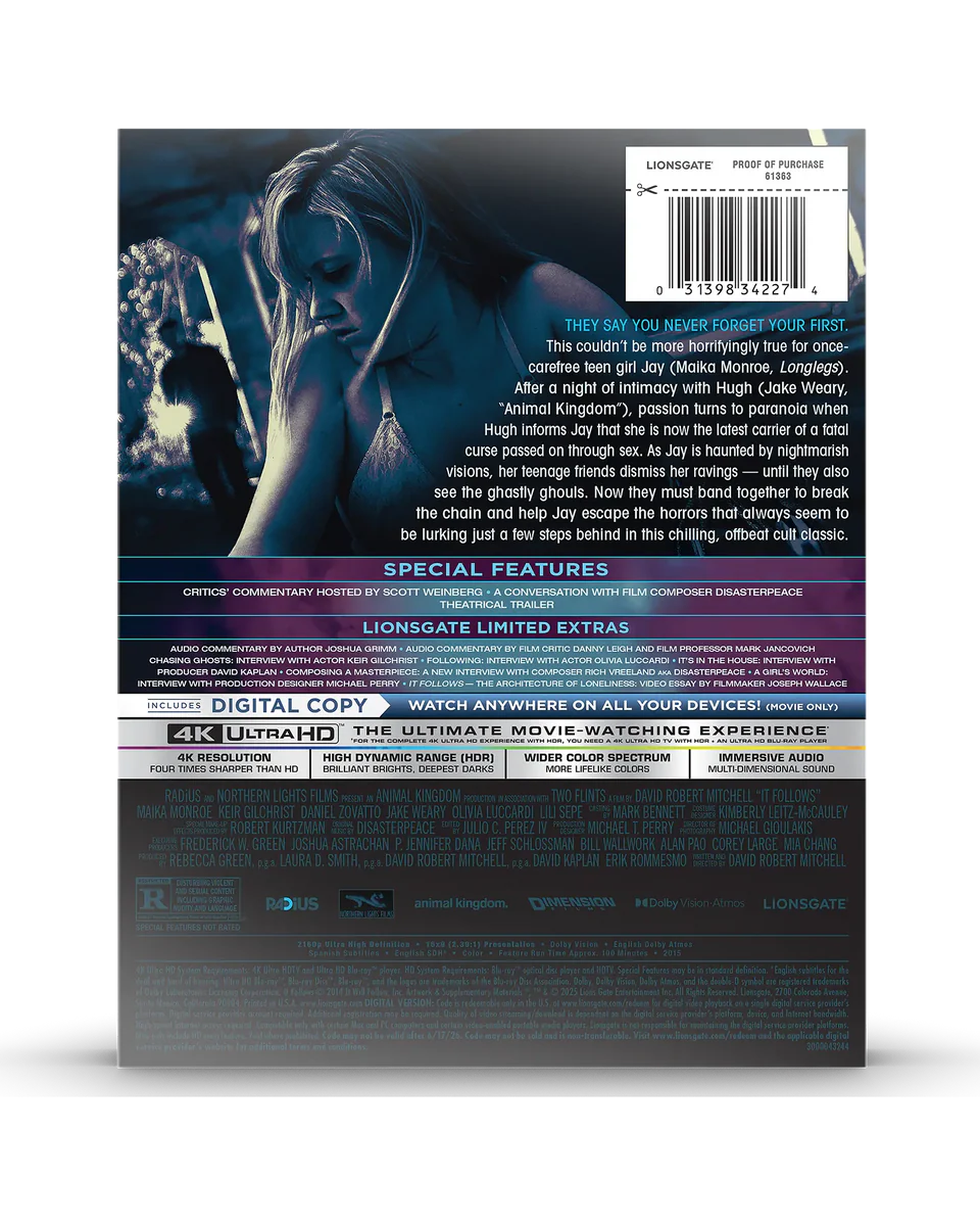 It Follows - Limited Edition Steelbook (4K Ultra HD + Digital)