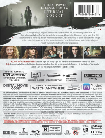 Interview with the Vampire - Limited Edition Steelbook (4K Ultra HD + Digital)