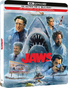 Jaws - 50th Anniversary Limited Edition Steelbook (4K Ultra HD + Blu-ray)-1