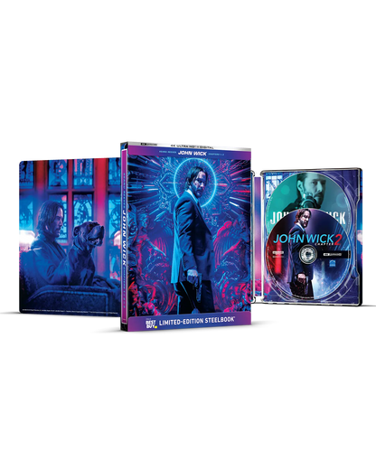 John Wick: Chapters 1–3 - Limited Edition Steelbook (4K Ultra HD + Digital) — product image 2
