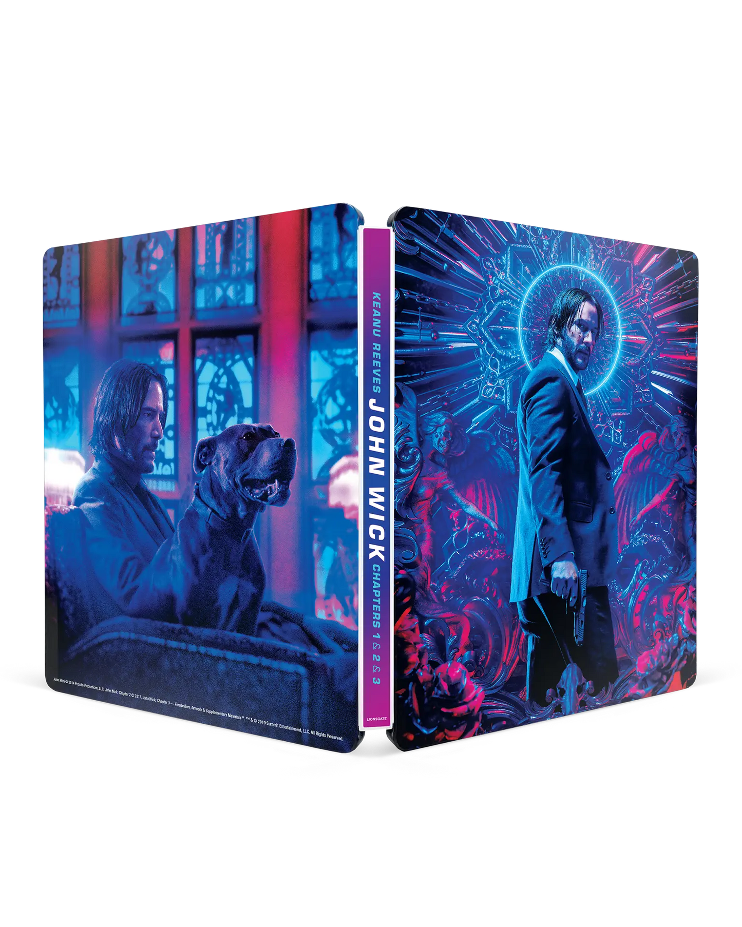 John Wick: Chapters 1–3 - Limited Edition Steelbook (4K Ultra HD + Digital) — product image 6