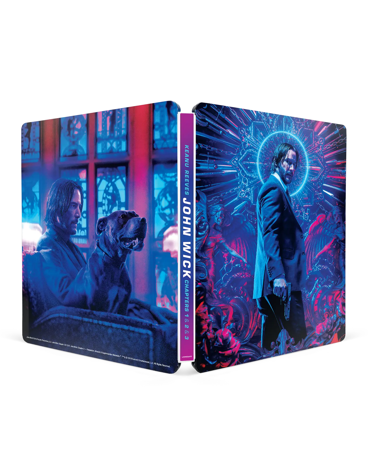 John Wick: Chapters 1–3 - Limited Edition Steelbook (4K Ultra HD + Digital) — product image 6