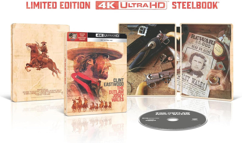 The Outlaw Josey Wales - Limited Edition Steelbook (4K Ultra HD)-1