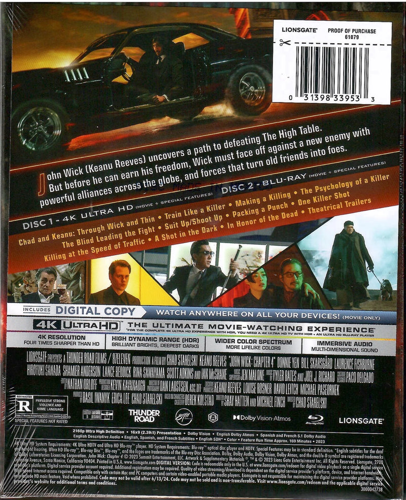 John Wick: Chapter 4 - Limited Edition Collector's Set (4K Ultra HD + Blu-ray + DVD + Digital Copy)-5