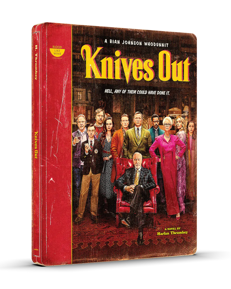 Knives Out - Limited Edition Steelbook (4K Ultra HD + Blu-ray + Digital)-5