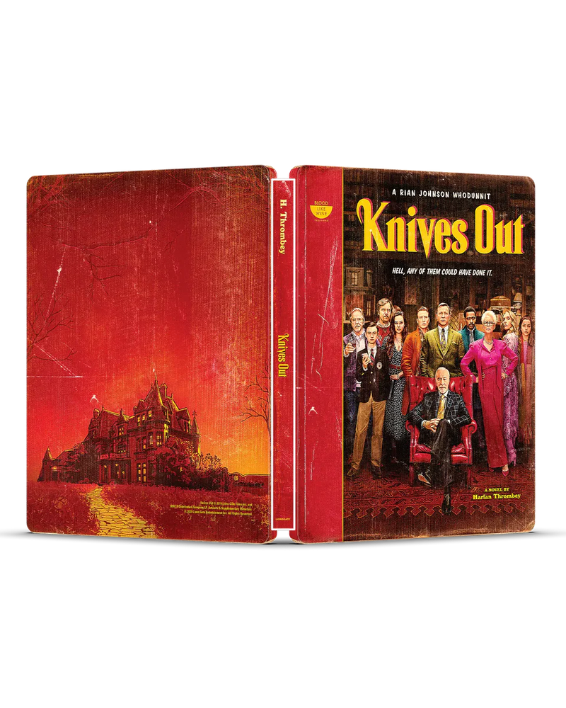 Knives Out - Limited Edition Steelbook (4K Ultra HD + Blu-ray + Digital)-3