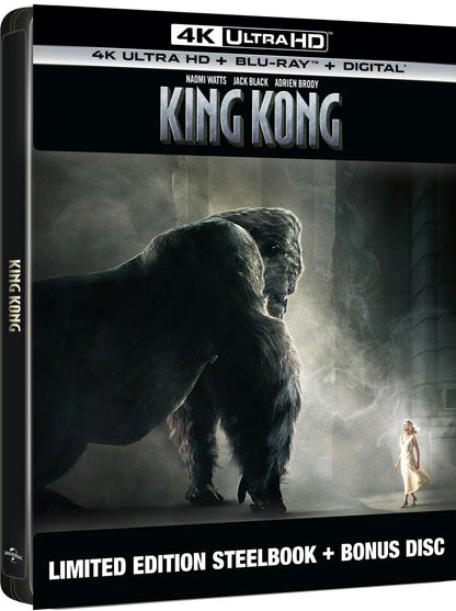King Kong (2005) - Limited Edition Steelbook (4K Ultra HD + Blu-ray + Digital)