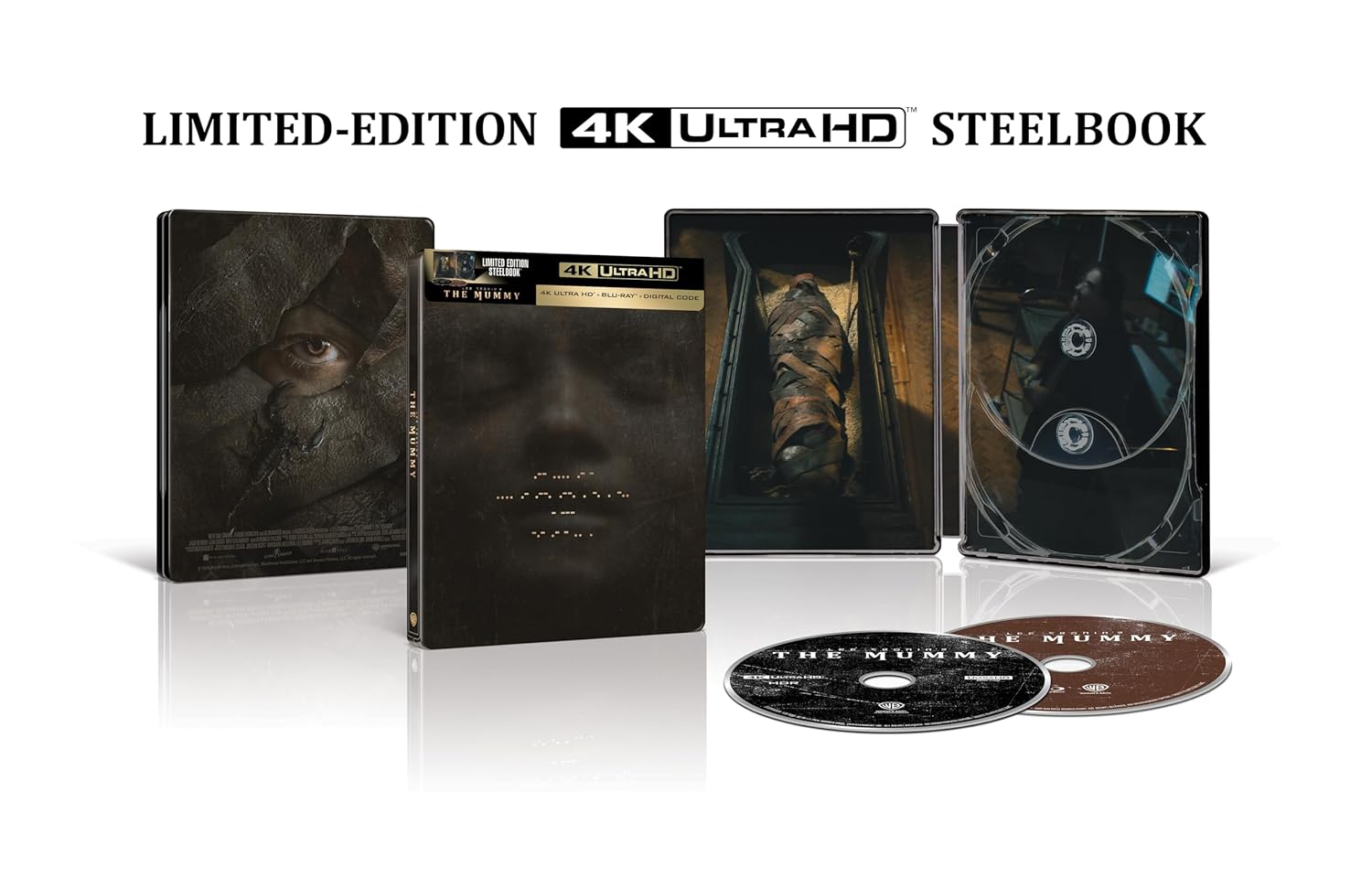 Lee Cronin's The Mummy - Limited Edition Steelbook (4K Ultra HD + Blu-ray + Digital)