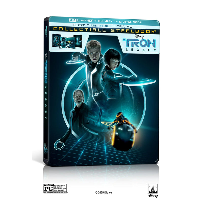 Tron Legacy - Limited Edition Steelbook (4K Ultra HD + Blu-ray + Digital)-2
