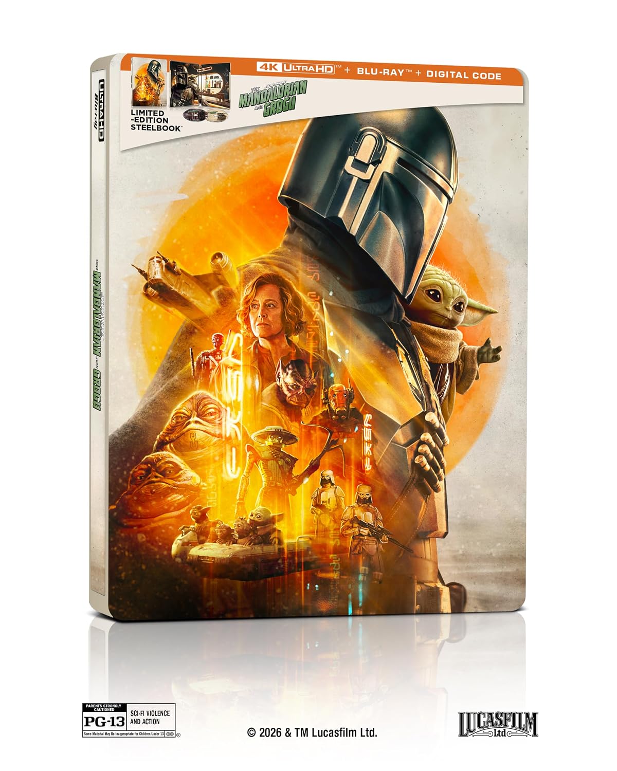 The Mandalorian And Grogu - Limited Edition Steelbook (4K Ultra HD + Blu-ray + Digital)