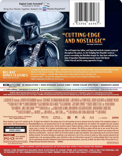 The Mandalorian And Grogu - Limited Edition Steelbook (4K Ultra HD + Blu-ray + Digital)