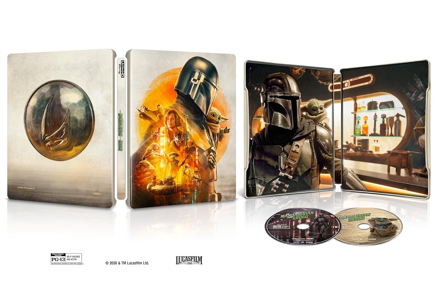The Mandalorian and Grogu Limited Edition Steelbook package
