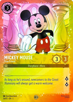 Disney Lorcana - Mickey Mouse - True Friend (Puzzle Promo) #36 - Holofoil-1
