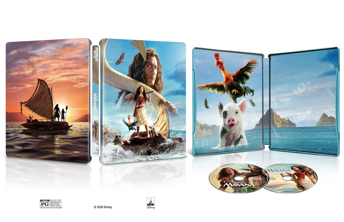 Moana (2026) - Limited Edition Steelbook (4K Ultra HD + Blu-ray + Digital)-1