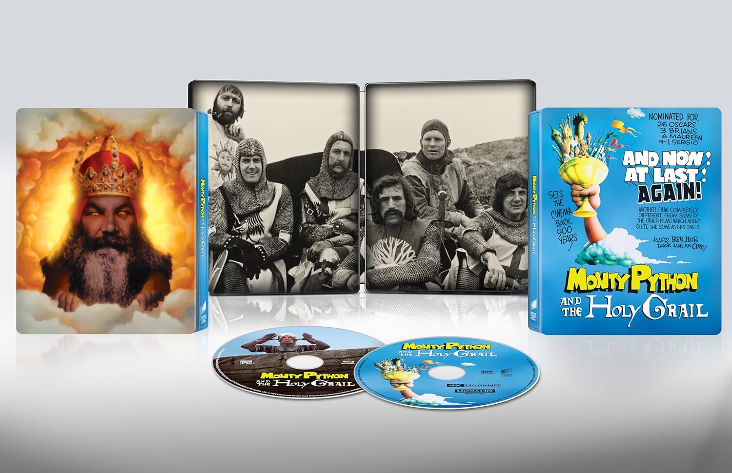Monty Python and the Holy Grail - 50th Anniversary Steelbook (4K Ultra HD + Blu-ray)