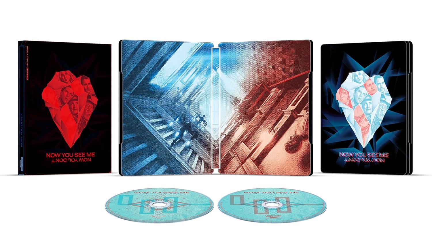 Now You See Me Now You Don't - Limited Edition Steelbook (4K Ultra HD + Blu-ray + Digital)