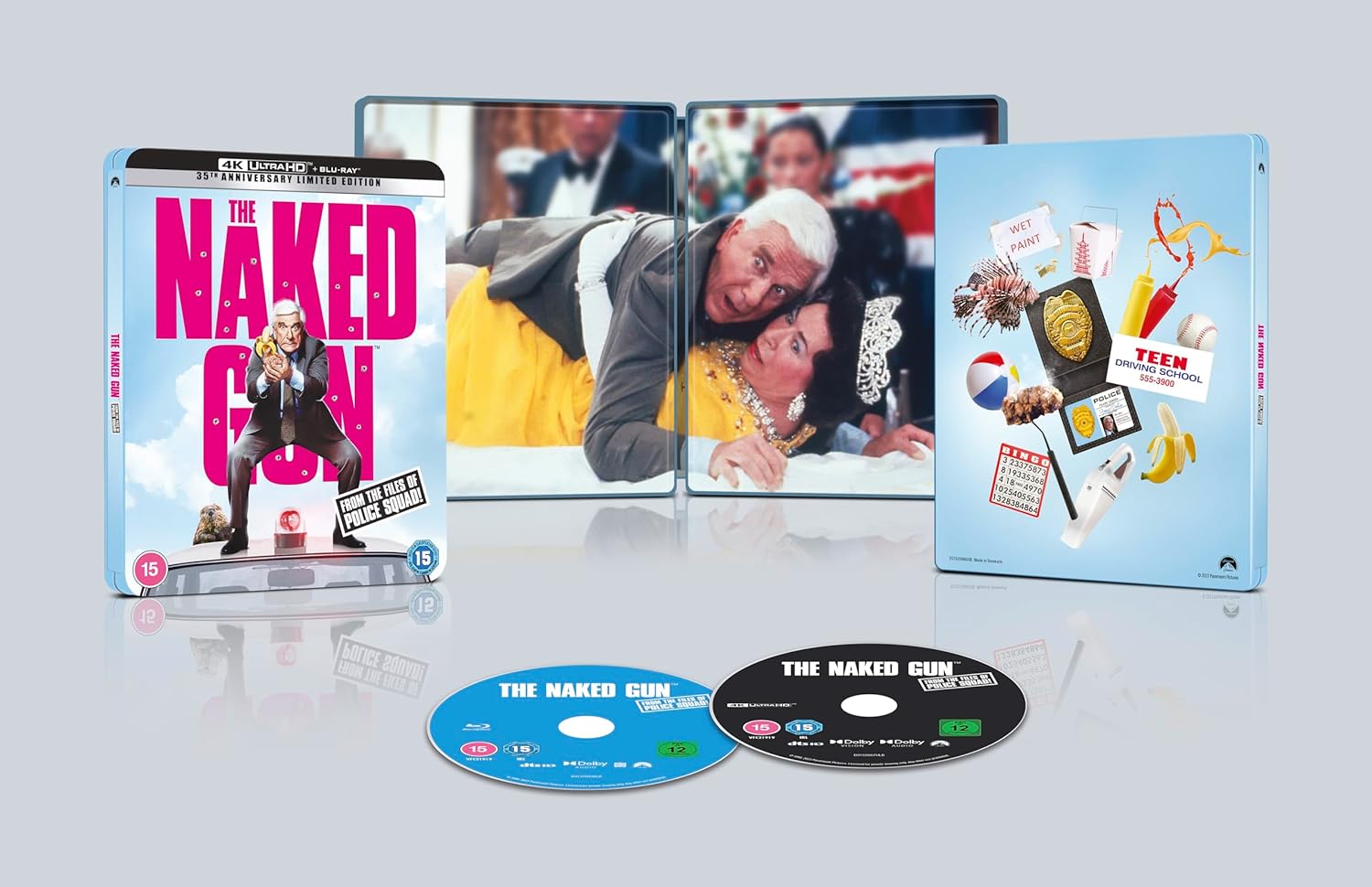 The Naked Gun : From the Files of Police Squad! - Limited Edition Steelbook (4K Ultra HD + Blu-ray)