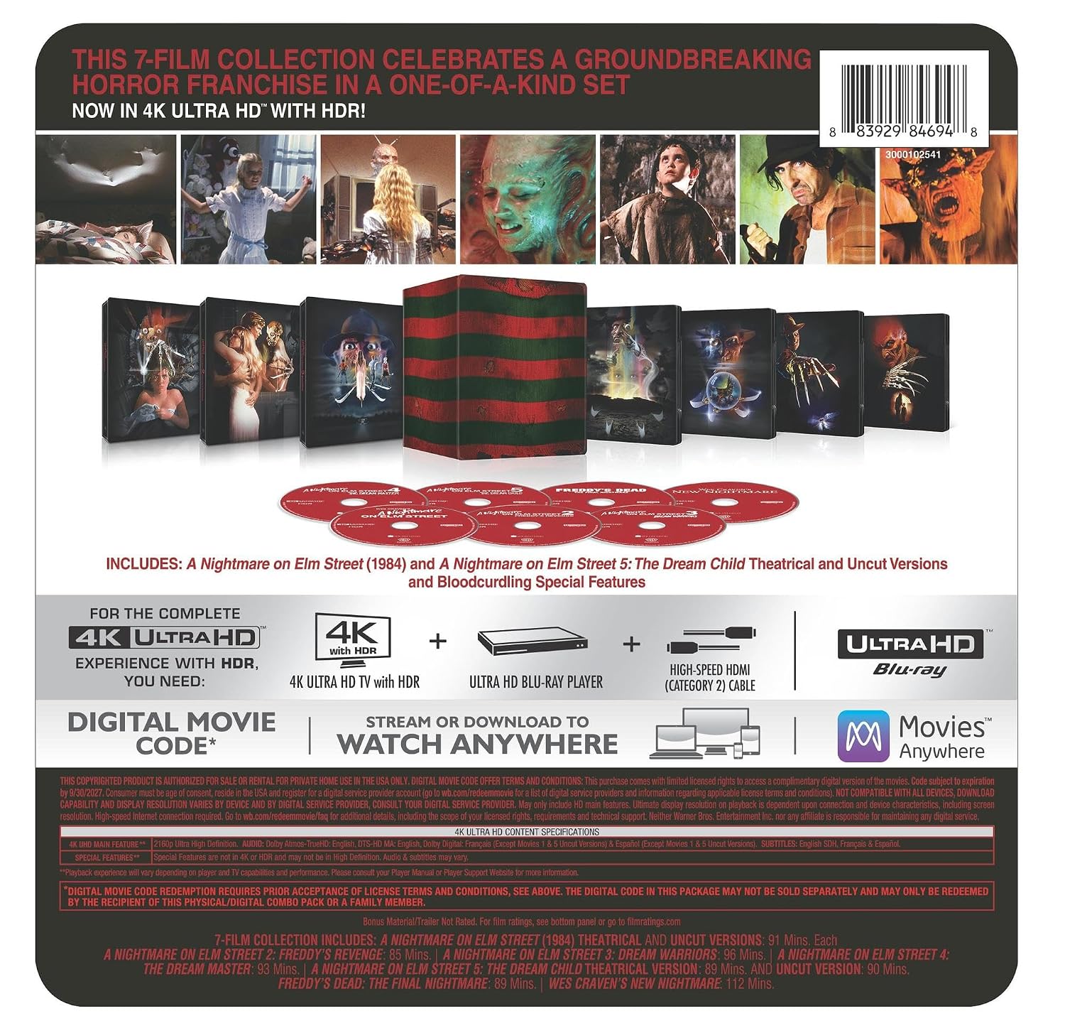 A Nightmare on Elm Street 7-Film Steelbook Library Case — product photo 4